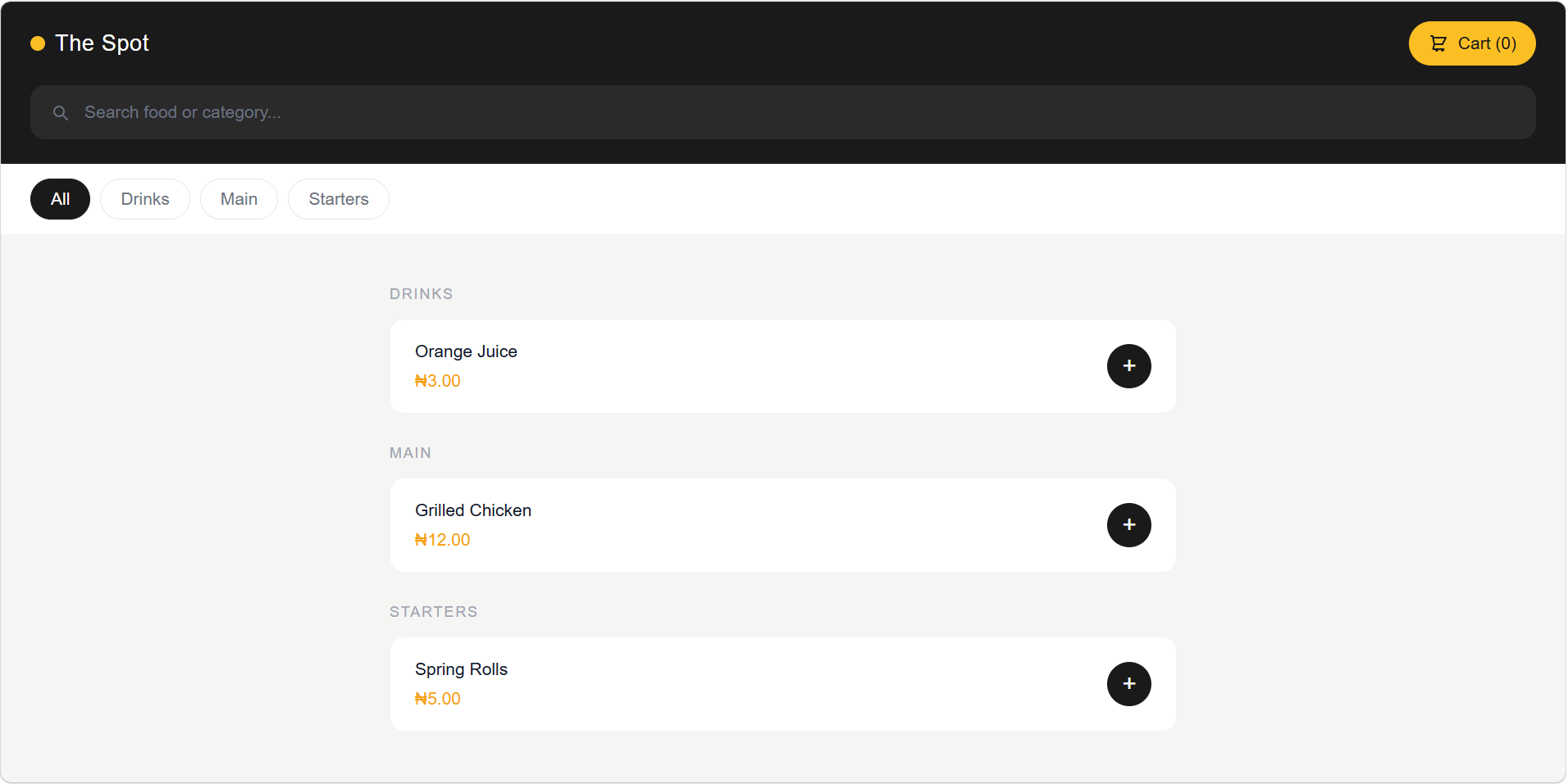 The Spot Restaurant OS